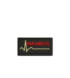 Шеврон Paramedic 2х5 см, чёрный