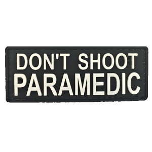 Шеврон Paramedic Dont Shoot 3х8 см