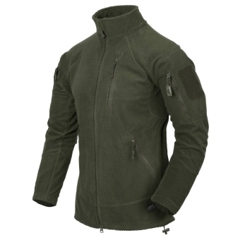 Флисовая кофта ALPHA Tactical Helikon, цвет Olive Green