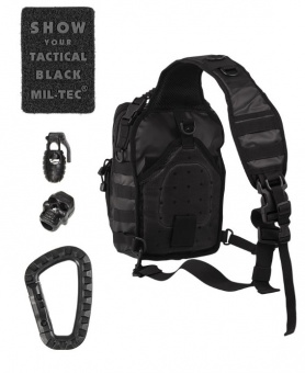 Рюкзак на одной лямке Tactical SM Mil-Tec, цвет Black 2