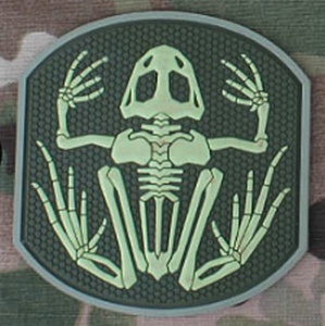 Патч Frog Skeleton PVC EmersonGear-3