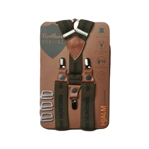 Подтяжки с клипсой Hujalm Northern Hunting, цвет Green