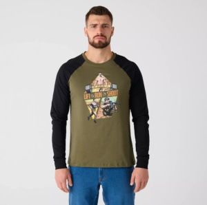 Лонгслив Lift, Run, Shoot Helikon, цвет Olive Green