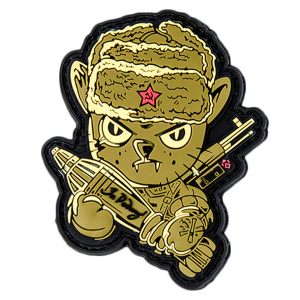 Патч "Земля Воинов: Котик №5 Артиллерист"