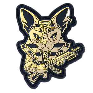 Патч "Земля Воинов: Котик №17 Разведоса", цвет койот