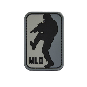 Патч "MLD", цвет серый