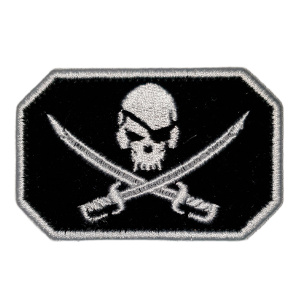 Патч "Роджер", цвет черный/белый