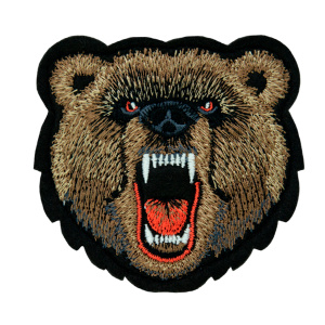 Патч "Медведь с оскалом"