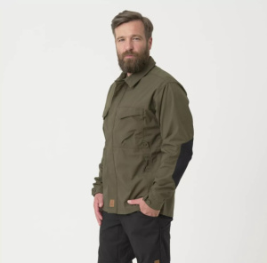 Рубашка WOODSMAN® Helikon, цвет Taiga Green/Black
