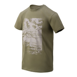Футболка Adventure Is Out There Helikon-Tex, цвет Olive Green