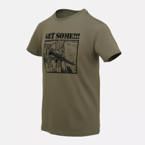 Футболка Get some! Helikon, цвет Olive Green