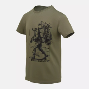Футболка Light infantry Helikon, цвет Olive Green