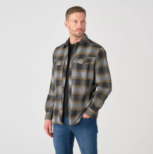 Рубашка DEFENDER Mk2 NS Helikon, цвет Dark Ochre Plaid