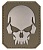 Патч 3D SKULL Mil-Tec LG (7,6x6,3), цвет Olive
