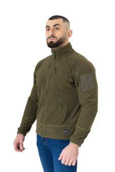 Флисовая кофта ALPHA Tactical Helikon, цвет Olive Green