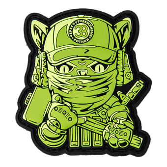 Патч "Земля Воинов: Котик №11 с кувалдой"