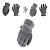 Перчатки Fastfit Mechanix, цвет Wolf Grey