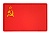 Шеврон Флаг СССР 5х8 см, красный