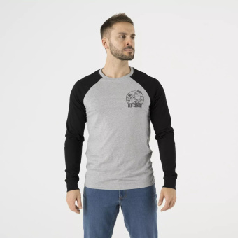 Лонгслив Old School Helikon, цвет Mid Grey Melange