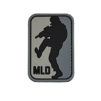 Патч "MLD", цвет серый