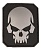 Патч 3D SKULL Mil-Tec LG (7,6x6,3), цвет Black