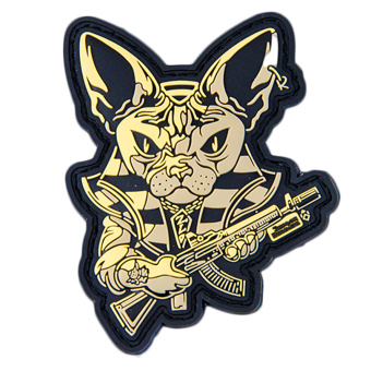 Патч "Земля Воинов: Котик №17 Разведоса", цвет койот