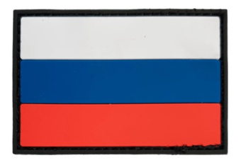 Патч "Флаг России", цвет черный